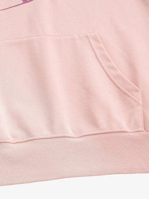 Washed Halbmond Hoodie – Tasche Nahaufnahme | XoKool