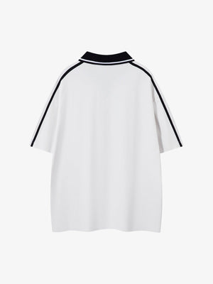 Jersey Print Short-Sleeve Polo Shirt - thumbnail 4