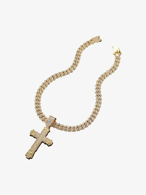 Diamond Cross Necklace - thumbnail 2