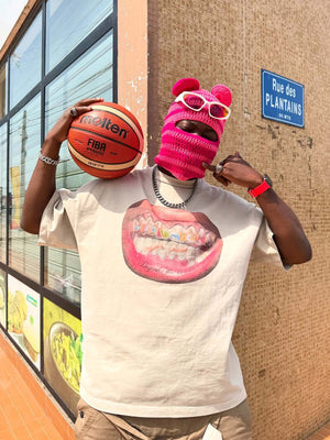 Grillz Graphic T-Shirt – Streetfoto mit Basketball | XoKool