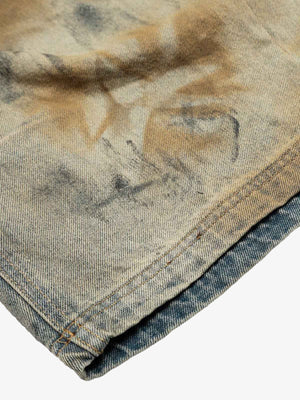Tie Dye Jorts – Saum innen im Detail | XoKool