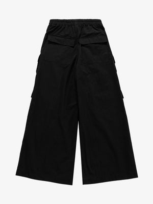 Wide leg cargo pants – back view flat alt | XoKool