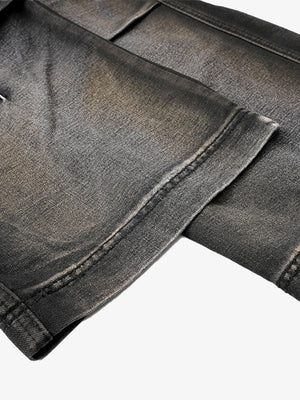 Dirty Wash Cargo Jeans – Saum im Detail | XoKool
