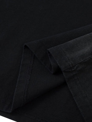Heavy Cotton Washed Cross Shield Print T-shirt - thumbnail 11