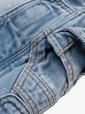 Shorts cargo desgastados – detalle del bolsillo cargo | XoKool