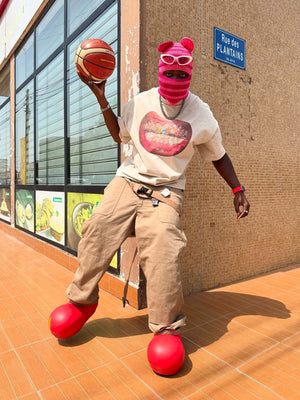 Grillz Graphic T-Shirt – Streetfoto mit Basketball | XoKool