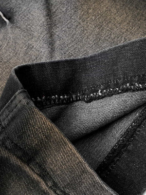 Dirty Wash Cargo Jeans – Saum von innen, Nahaufnahme | XoKool