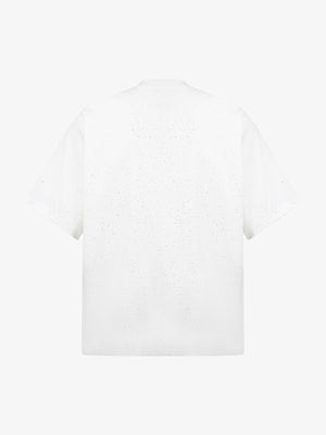 Retro Heavy Starry Sky Print Font Design Short-sleeved T-shirt - thumbnail 11