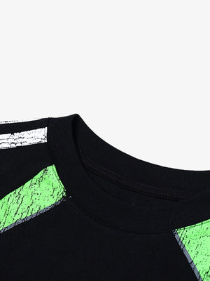 Oversized Longsleeve Racing Jersey T-Shirt – Nahaufnahme Schulterpartie | XoKool