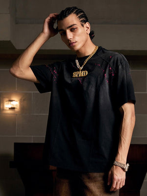 Vintage Washed Dot Spray T-Shirt - thumbnail 14