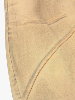 Yellow barrel jeans – seam close-up | XoKool