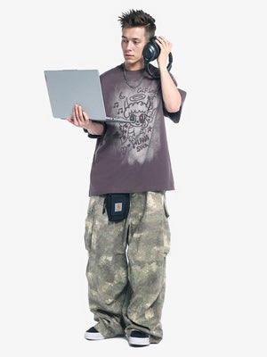 Oversized Angel Graphic T-Shirt - thumbnail 4