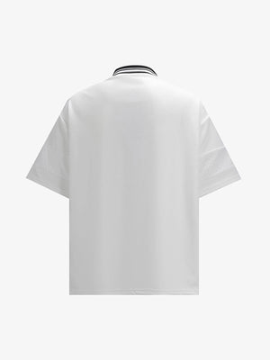 Retro Sports Jersey Polo Shirt - thumbnail 16