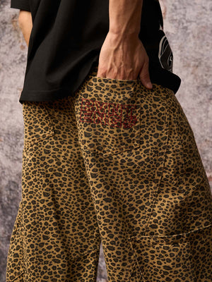Cheetah Print Barrel Pants - thumbnail 7