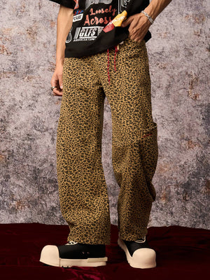 Cheetah Print Barrel Pants - thumbnail 11