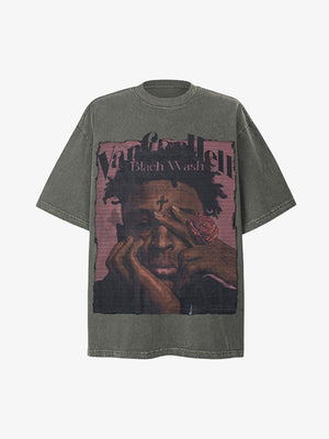Vintage Artistic Graphic T-Shirt - thumbnail 1