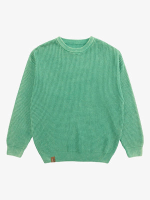 Retro Washed Old Label Sweater - thumbnail 1