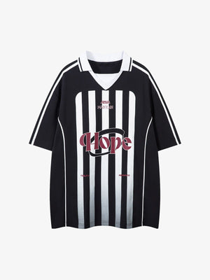 Jersey Print Short-Sleeve Polo Shirt - thumbnail 1