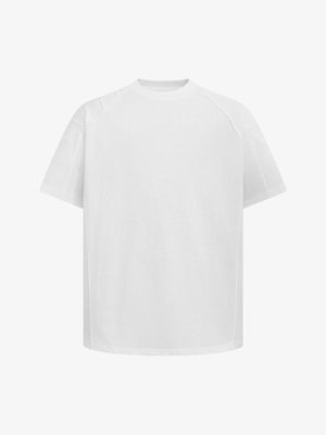 Retro Motorcycle Pleated Patch T-shirt - thumbnail 1