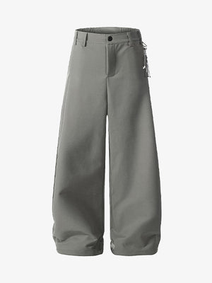 Elastic Waistband Barrel Pants - thumbnail 1