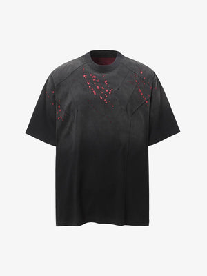 Vintage Washed Dot Spray T-Shirt - thumbnail 1