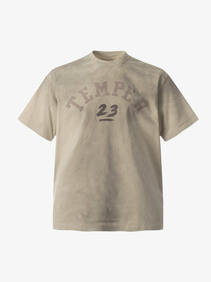 Street Distressed Tie-dye Letter Print T-shirt - thumbnail 1