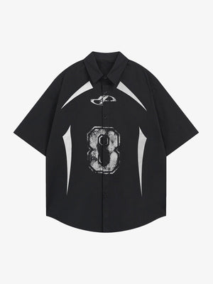 Graphic Jersey Short Sleeve Shirt - thumbnail 1