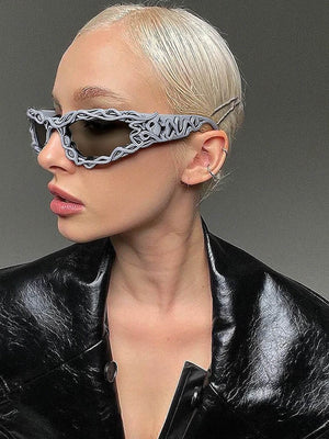 Punk Hip-hop Futuristic Sunglasses - thumbnail 10