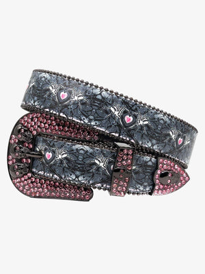 Sparkling Spider-Embellished Belt - thumbnail 1