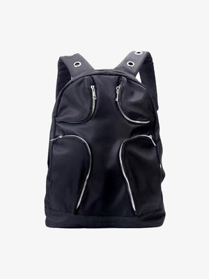 Metal Partition Multi-Pocket Nylon Backpack - thumbnail 1