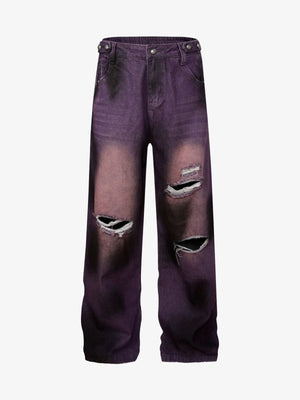 Street Ripped Dirty Dye Jeans - thumbnail 1
