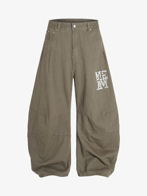 Heavy Beading Barrel Pants - thumbnail 1