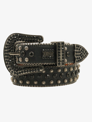 Street Rhinestone Studded Belt - thumbnail 1