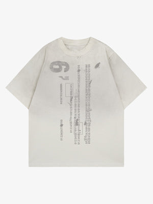 Distressed Digital Print T-shirt - thumbnail 1
