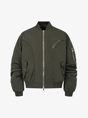 Retro Deconstructed Bomber Jacket - thumbnail 1