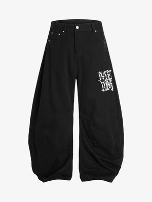 Heavy Beading Barrel Pants - thumbnail 4