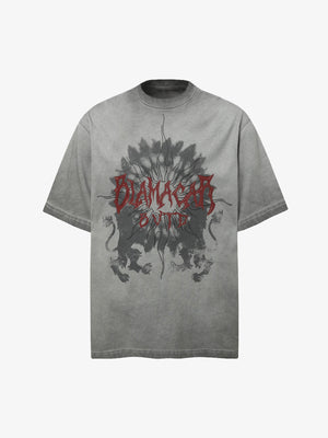 Distressed Batik Graphic T-Shirt - thumbnail 8