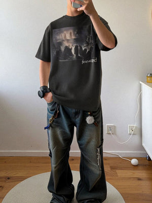 Street Crew-Neck Print T-Shirt - thumbnail 2