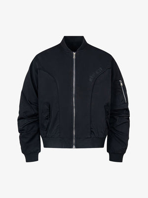 Retro Deconstructed Bomber Jacket - thumbnail 2