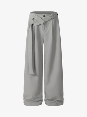Pleated Belted Machete Track Pants - thumbnail 1