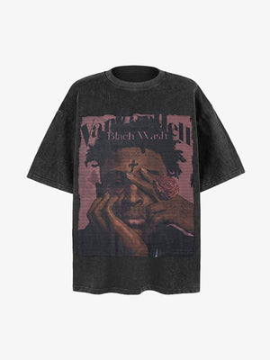 Vintage Artistic Graphic T-Shirt - thumbnail 2