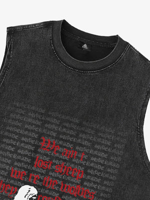 Original Saint Slogan Graphic Vest - thumbnail 2
