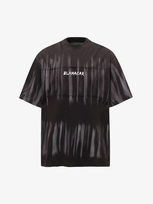 Oversized Tie-Dye Embroidered Letter T-Shirt - thumbnail 8