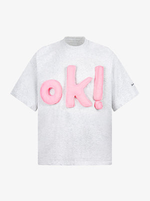 Fun "OK!" Graphic T-Shirt - thumbnail 1