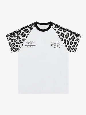 Cheetah Print Raglan Sleeve T-Shirt - thumbnail 5