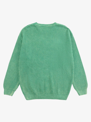 Retro Washed Old Label Sweater - thumbnail 2