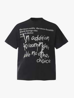 Fun Phantom Letter Print T-shirt - thumbnail 3
