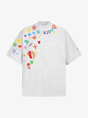 Retro Graffiti Hand-Painted T-Shirt - thumbnail 3