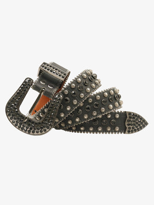 Street Rhinestone Studded Belt - thumbnail 2