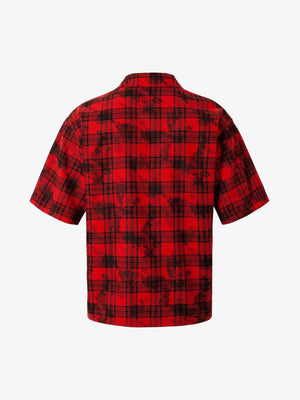 Street Creative Pin Print Plaid Shirt - thumbnail 2